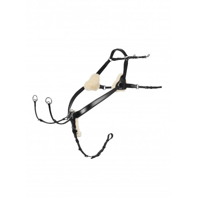 LeMieux  Kudos 5 Point Bridge Breastplate - Black