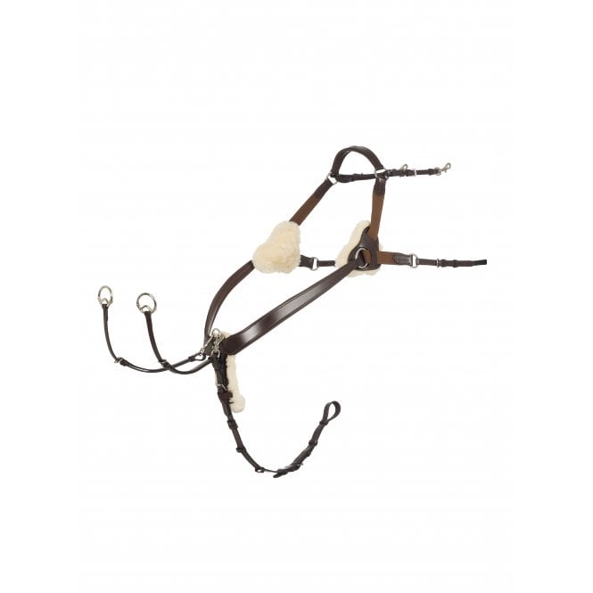 LeMieux  Kudos 5 Point Bridge Breastplate - Havana