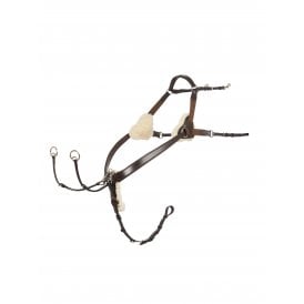 LeMieux Kudos 5 Point Bridge Breastplate - Havana