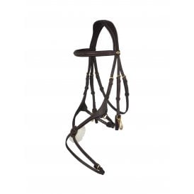 LeMieux Kudos Grackle Anatomical Bridle - Brown