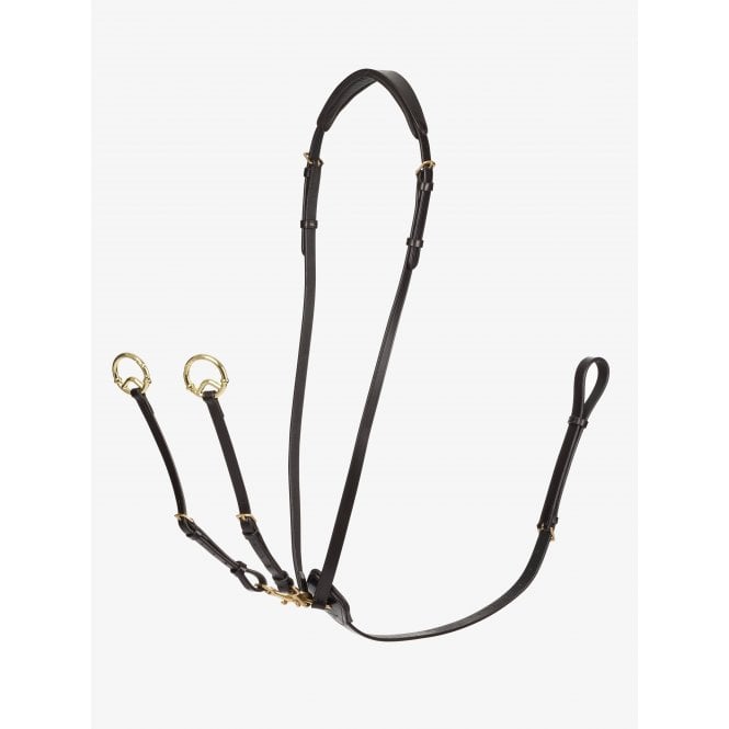 LeMieux  Kudos Running Martingale - Brown/Brass