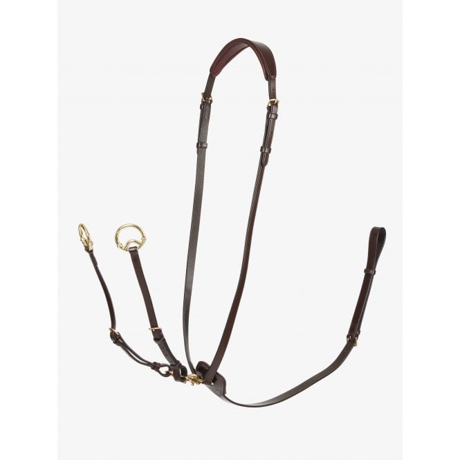 LeMieux  Kudos Running Martingale - Havana/Brass