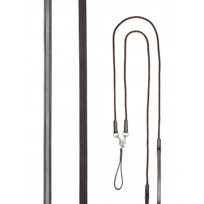 LeMieux  Leather Draw Reins - Black or Brown