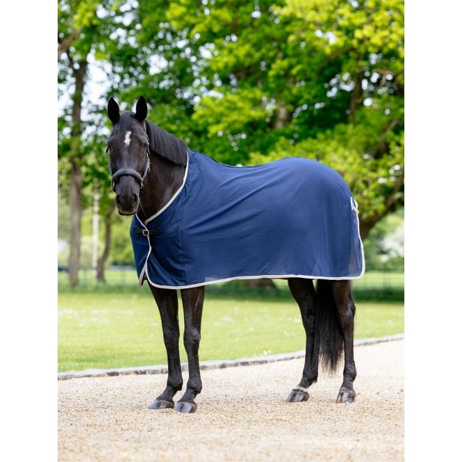 LeMieux  Lightweight Mesh Scrim Horse Rug - Navy Blue