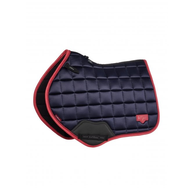 LeMieux  Loire Classic Close Contact Square - Navy/Cranberry