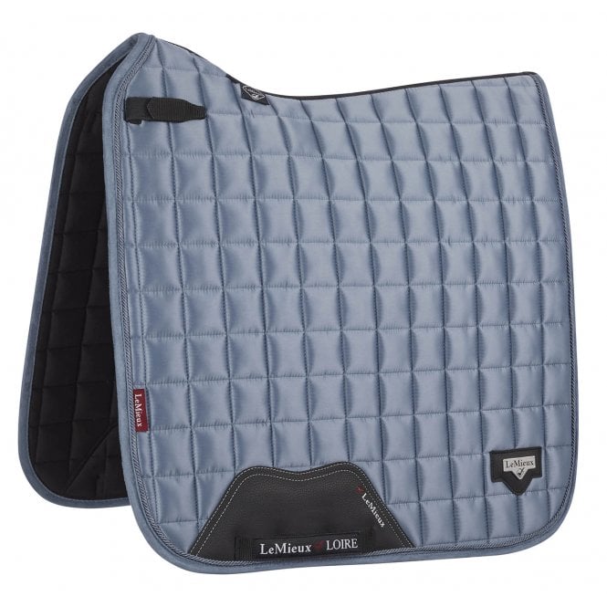 LeMieux  Loire Classic Satin Full Size Dressage Square - Ice Blue