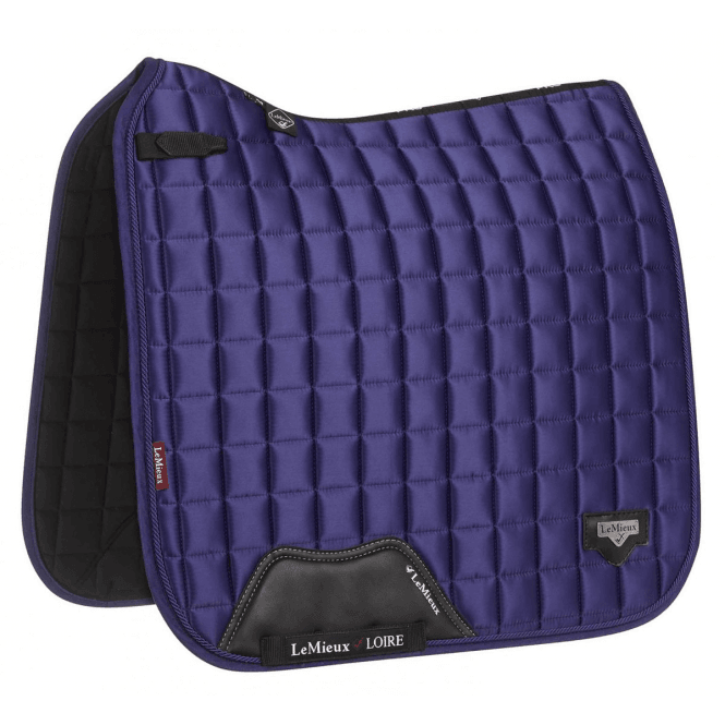 LeMieux  Loire Classic Satin Full Size Dressage Square - Ink Blue