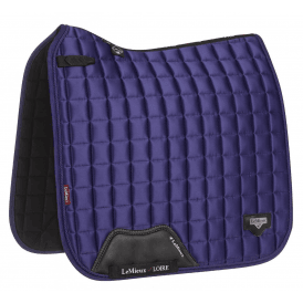 LeMieux Loire Classic Satin Full Size Dressage Square - Ink Blue