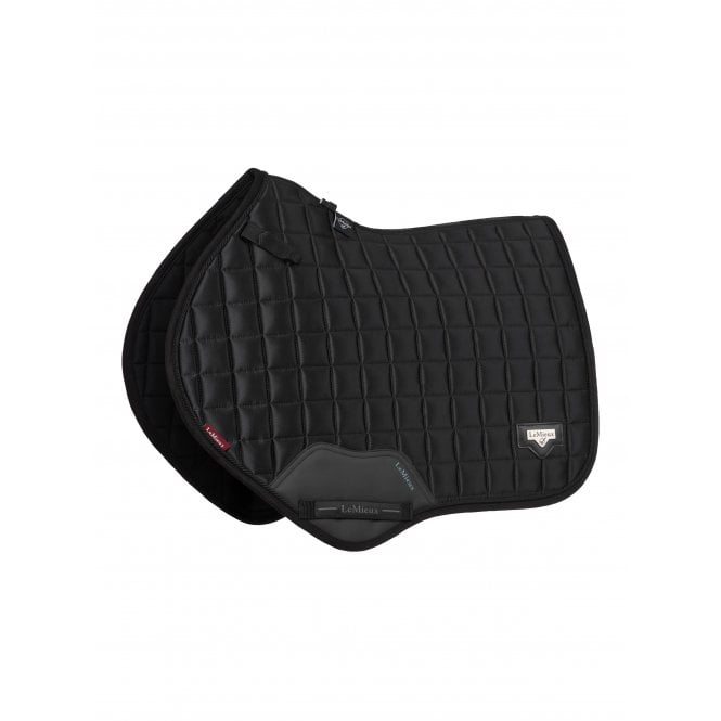 LeMieux  Loire Satin Classic Close Contact Square Saddlepad - Black
