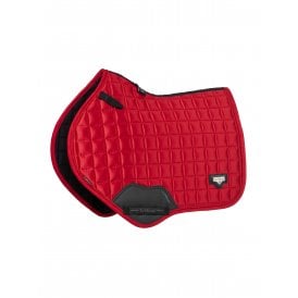 LeMieux Loire Satin Classic Close Contact Square Saddlepad - Chilli Red