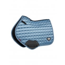 LeMieux Loire Satin Classic Close Contact Square Saddlepad - Ice Blue
