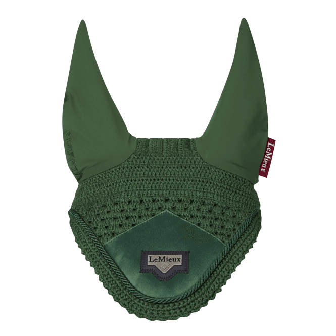LeMieux  Loire Satin Fly Hood - Hunter Green