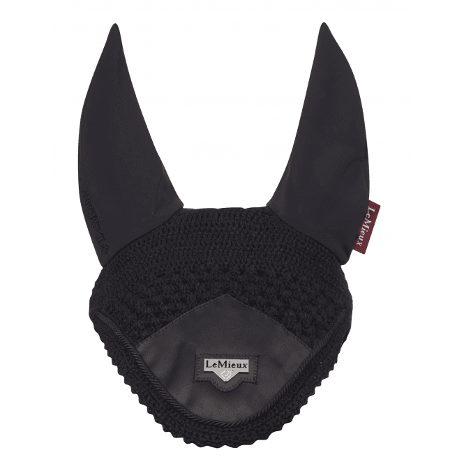 LeMieux  Loire Satin Full Size Fly Hood - Black