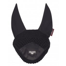 LeMieux Loire Satin Full Size Fly Hood - Black