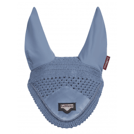 LeMieux Loire Satin Full Size Fly Hood - Ice Blue