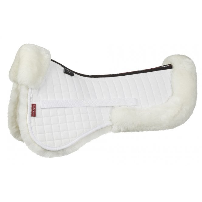 LeMieux  Merino+ Dressage Medium Half Pad - White