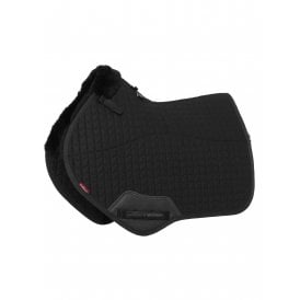 LeMieux Merino+ Half Lined Close Contact Square - Black/Black