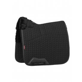 LeMieux Merino+ Half Lined Dressage Square - Black/Black