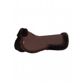 LeMieux Merino+ Half Pad - Brown/Brown