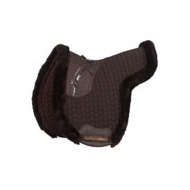 LeMieux Merino+ Hunter Saddle Pad - Brown/Brown