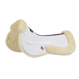 LeMieux Merino+ Medium Half Pad - Natural/White