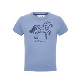 LeMieux Mini Alex Childrens T-Shirt - Powder Blue