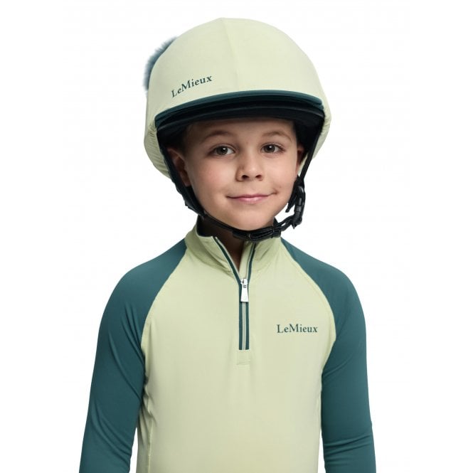 LeMieux  Mini Double Pom Hat Silk - Macaron