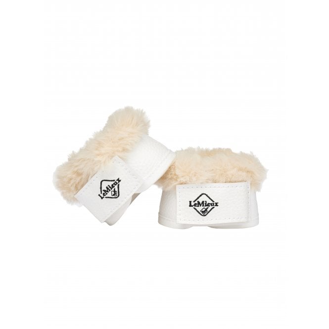 LeMieux  Mini  Toy Pony Dressage Over Reach Boots - White