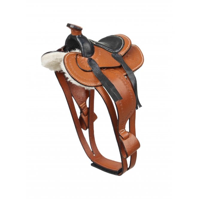 LeMieux  Mini  Toy Pony Western Saddle - Tan