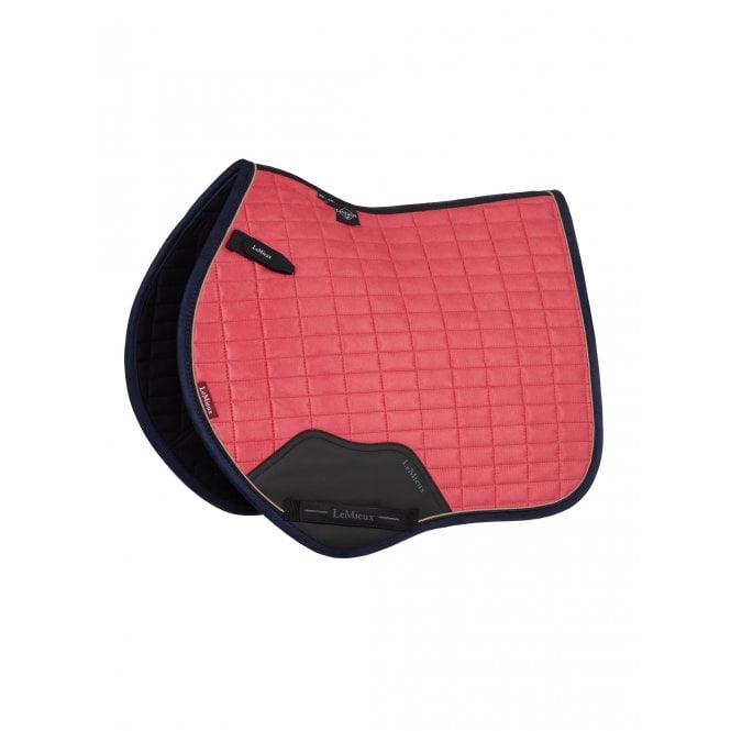 LeMieux  Mini Suede Close Contact Square - Cranberry