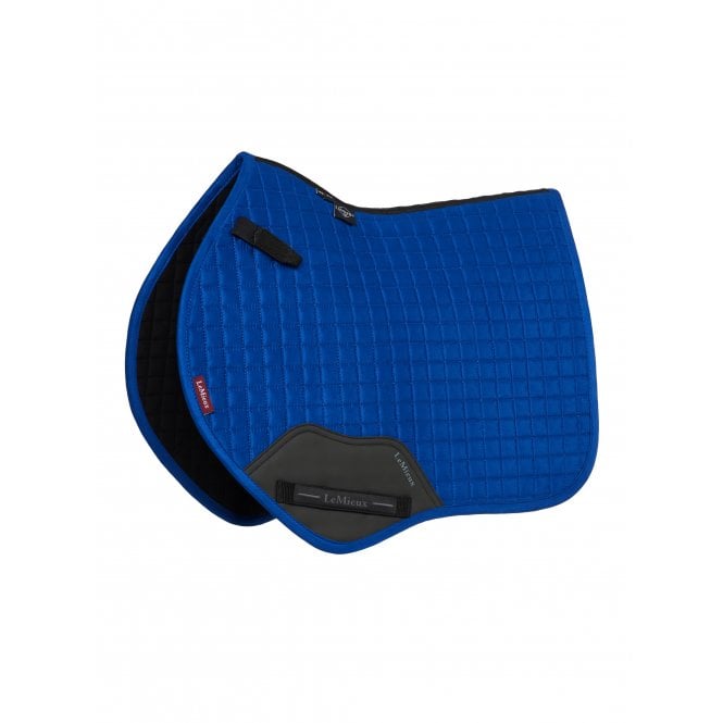 LeMieux  Mini Suede Close Contact Square Saddlepad - Benetton Blue