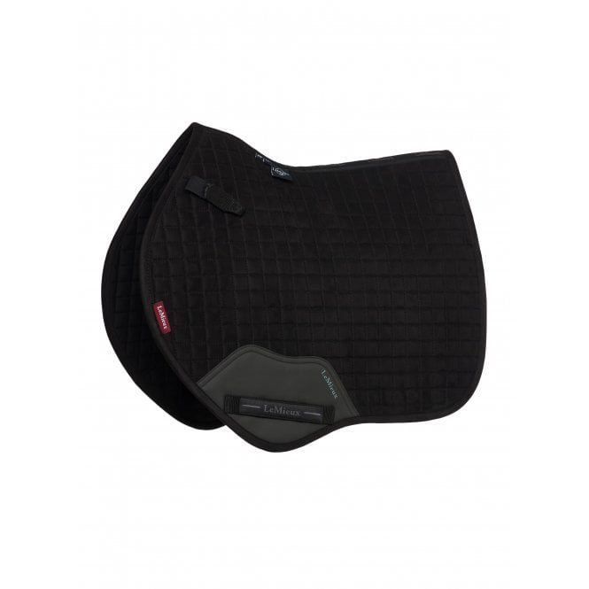 LeMieux  Mini Suede Close Contact Square Saddlepad - Black