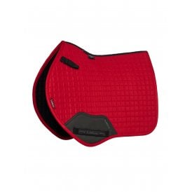 LeMieux Mini Suede Close Contact Square Saddlepad - Chilli Red