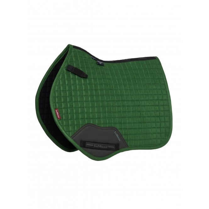 LeMieux  Mini Suede Close Contact Square Saddlepad - Hunter Green