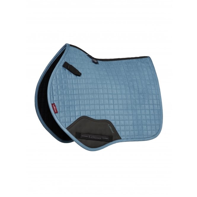 LeMieux  Mini Suede Close Contact Square Saddlepad - Ice Blue