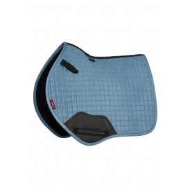 LeMieux Mini Suede Close Contact Square Saddlepad - Ice Blue