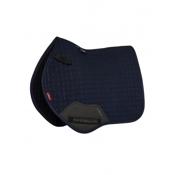 LeMieux  Mini Suede Close Contact Square Saddlepad - Navy Blue