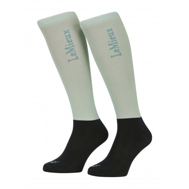 LeMieux  My  Competition Socks - Aqua (Twin Pack)