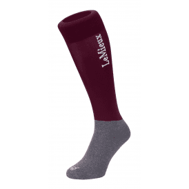 LeMieux My LeMieux Competition Socks - Burgundy (Twin Pack)