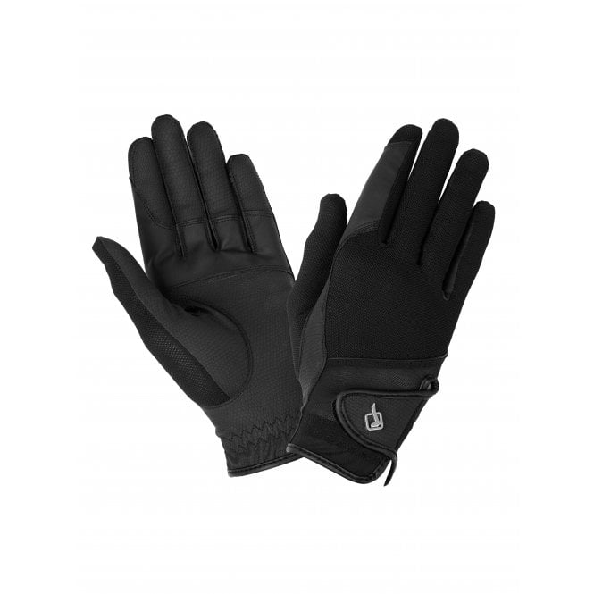LeMieux  Pro Mesh Horse Riding Gloves - Black