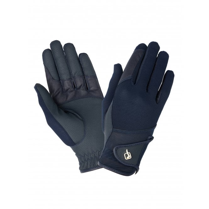 LeMieux  Pro Mesh Horse Riding Gloves - Navy Blue