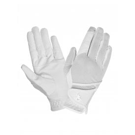 LeMieux Pro Mesh Horse Riding Gloves - White