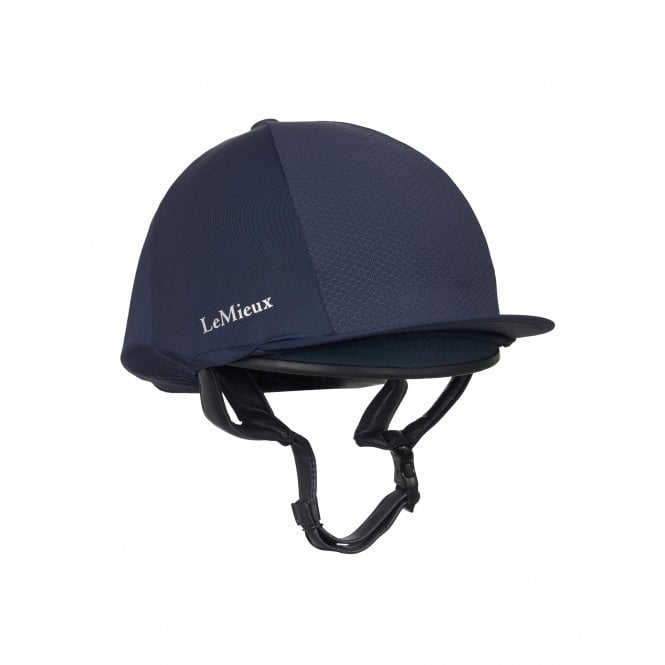 LeMieux  Pro Mesh Horse Riding Hat Silk - Navy Blue