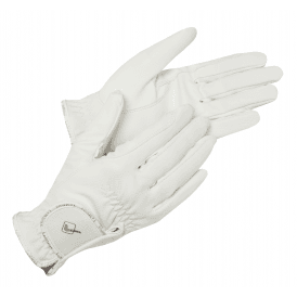 Lemieux Pro-Touch Classic Riding Gloves - White