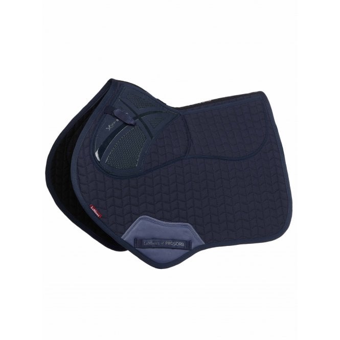 LeMieux  ProSorb Plain 2 Pocket Close Contact Large Square - Navy Blue