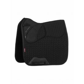 LeMieux ProSorb Plain 2 Pocket Dressage Large Square - Black