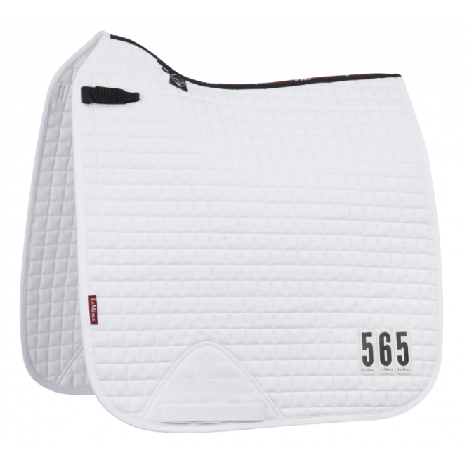 LeMieux  ProSport Competition Dressage Square Saddlepad - White