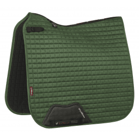LeMieux ProSport Dressage Square Suede Saddlepad - Hunter Green