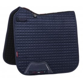 LeMieux ProSport Dressage Square Suede Saddlepad - Navy Blue