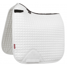 LeMieux ProSport Dressage Square Suede Saddlepad - White